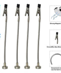 Magnetic Helping Hands Soldering Tool with Flexible Alligator Clip Arms and Magnetic Base for Electronics PCB Wiring and DIY Projects