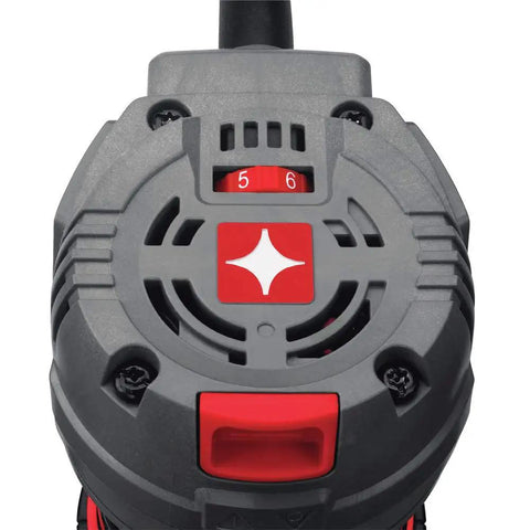 Top view of Beast 5.6 Amp Laminate Router With Variable Speed From 16,000 To 35,000 RPM One Quarter Inch Collet Cast Aluminum Fixed Base