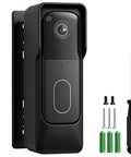 Adjustable 45 Degree Wall Mount Bracket For 2025 Video Doorbell Gen 2 With Weather Cover Secure No Drill Installation