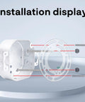 Two Pack Universal Light Fixture Mount Brackets With Four Inch Round Junction Box Adapter and Decorative Hardware installation display.