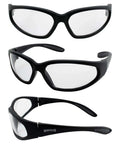 Hercules Safety Glasses With Shatterproof Lenses ANSI Z87 for work, shooting, riding; nylon frame, rubber ear pads visible in image