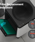 Airmega 400 And 400S Replacement Filter Set With True HEPA And Activated Carbon, AP2015FP, shown in purifier