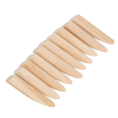 Solid Wood Pocket Hole Plugs Set With Storage Case 50 Pack For Jig Woodworking Doubles As Dowels For Cabinets Furniture And Shelves Tight Joints Smooth Finish On Pine Wood close-up