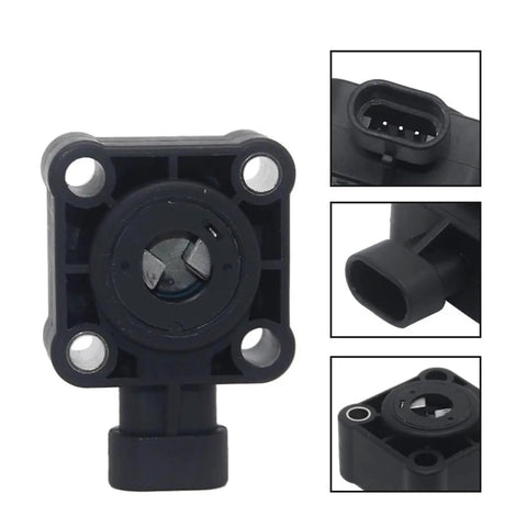 Throttle Position Sensor 550389 Compatible With D250 D350 W250 W350 5.9L Engines, close-up of high-precision Hall sensor.