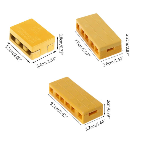 Heavy Duty Insulation Wire Connection Box For Electric Bicycles And E Bikes, showing dimensions and multiple angles