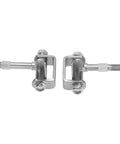 Go Kart Steering Spindle Bracket Set With Five Eighths Inch Axle, 3.75 Inch Long, metallic design, suitable for DIY go-karts