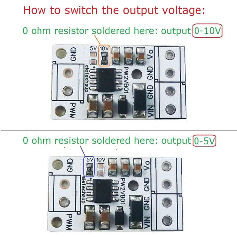 PWM To DAC Converter Module For Arduino Mega 2560 Raspberry Pi ESP32 NodeMCU 0 To 5V And 0 To 10V Output 10 To 30V Input shown with options
