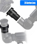 Epic 1.25 Inch Astronomy Accessory Kit With Carry Case Including Plössl Eyepieces 2X Barlow Lens and connector view