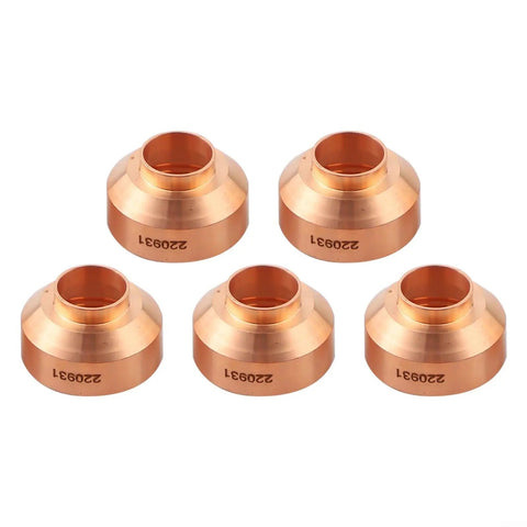 Ten Pack Fine Shield 220931 For Hypertherm Pmx 45Xp 65 85 105 Plasma Cutter Replacement Part, high-grade brass shields.