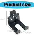 Heavy Duty Barbell Wall Mount Organizer For Home Gym Holds Barbells Up To 33mm Coated Steel Rack Space Saving Weightlifting