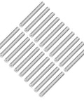 100 Piece Stainless Steel Positioning Pins Set For Quick Precise Component Alignment In Machinery And Electronics Plug And Play Ready Solid Rod Fasteners With Burr Free Smooth Finish For Reliable Fixtures And Easy Setups, shown in a scattered arrangement.