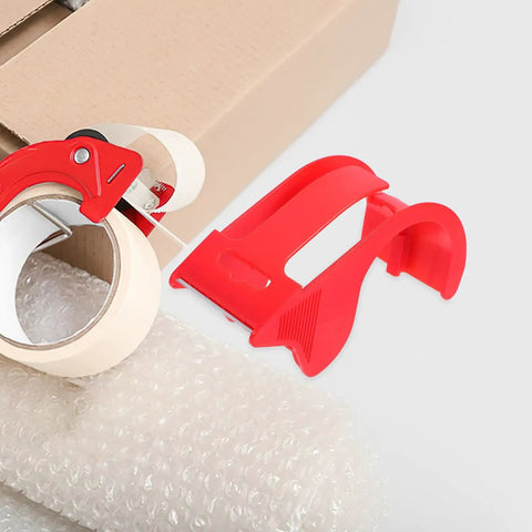 Portable Handheld Tape Dispenser 4 Pack 48mm Packing Tape Cutter With Quick Seal Function For Easy Office And School Tasks Compact Tape Gun For Fast Packing And Wrapping red plastic tape dispenser used on cardboard box