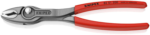 TwinGrip 8 Inch Pliers With Front And Side Gripping Jaws That Grab Stripped Screws Bolts And Round Square Hex Materials For Tough DIY And Pro Mechanic Jobs