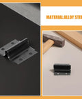 Omega Shaped Alloy Steel Grafting Blades Two Piece Set displayed with hammer for fruit tree grafting and branch cutting