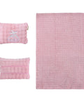 Two In One Travel Blanket And Pillow Ultra Soft And Compact For Airplane Travel With Luggage Strap And Clip Pink 61 By 43 Inches Packable Cozy Fabric Ideal For Long Flights And Weekend Getaways Must Have Travel Accessory For Any Trip