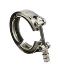 Sick 304 Stainless Steel Exhaust V Band Clamp engineered for extreme heat, 2 inch diameter, showing sturdy design.