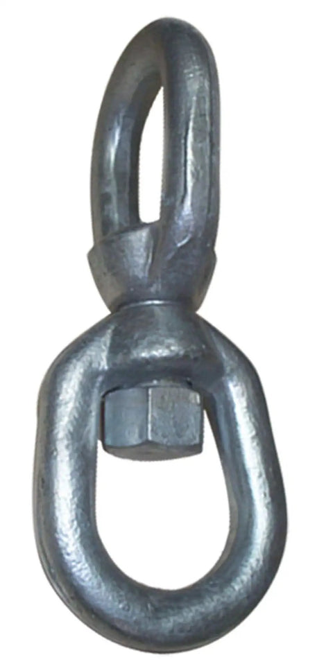 Top Shelf Eye Eye Swivel For Marine Mooring And Boat Towing Galvanized Steel, 13-3/4 inch, heavy-duty towing swivel.