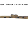 90 Degree Folding Butt Hinge For Cabinets And Closets Space Saving Door Hardware Rust Proof Brushed Finish low profile hinge