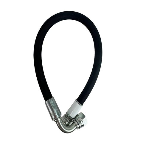 Beefy 23 Inch Front Loader Hydraulic Hose With One Half Inch JIC Swivel Ends For LA764 LA765 LA766 LA805 TL1000 Loaders Replacement