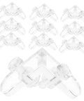 10 Pcs Clear Acrylic Corner Brackets For Furniture Reinforcement, L Shaped Braces For Quick Fix, Easy Install in a set
