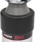 Powerful Five Eighth HP Garbage Disposal For Home Kitchens Made In USA With Galvanized Grinding Ring And Elements Model E303
