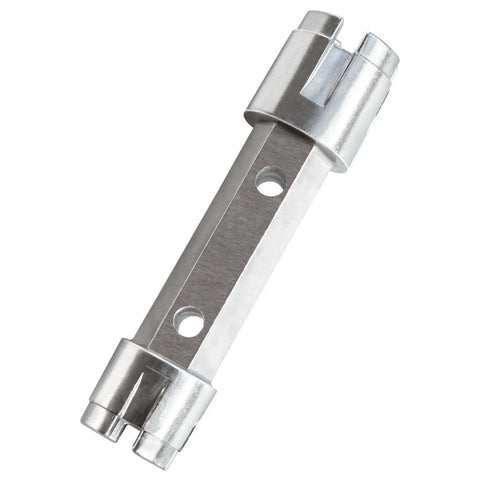 Tub Drain Remover Wrench Dual Ended Dumbbell Tool For Bath Drains Beefy Heavy Duty Aluminum Fits Most One And Three Eighths Inch And One And One Half Inch Drains