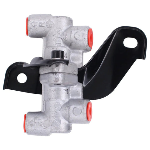 Top Shelf Brake Proportioning Valve For Honda Civic 1.5 And 1.6 Liter Models 1992 To 1995 with black mounting bracket.