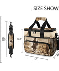 Desert Cowboy Style Insulated Lunch Bag With Comfortable Shoulder Strap 15L Reusable Cooler Box size and dimensions