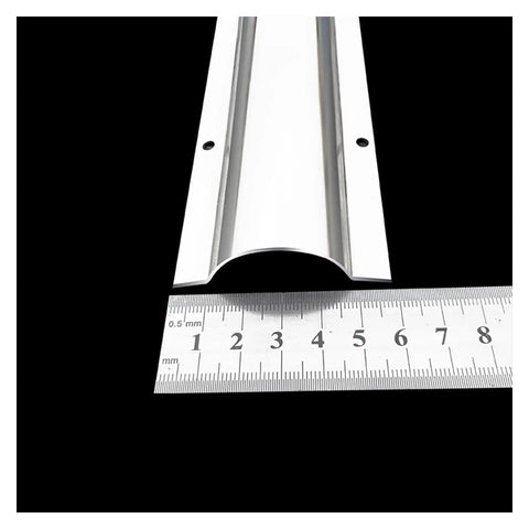 Heavy Duty Stainless Steel Cable Cover Protector Built Tough For Heavy Foot Traffic With Slick Rounded Edges To Sidestep Snags And Lock Down Neat Cable Layouts Daily measuring 2 inches in width.