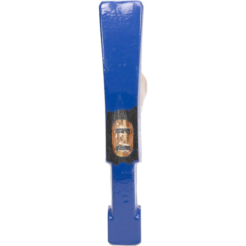 Heavy Duty 24 Oz Brick Hammer For Masonry Work Break Bricks And Concrete Drop Forged American Steel Made In USA blue head