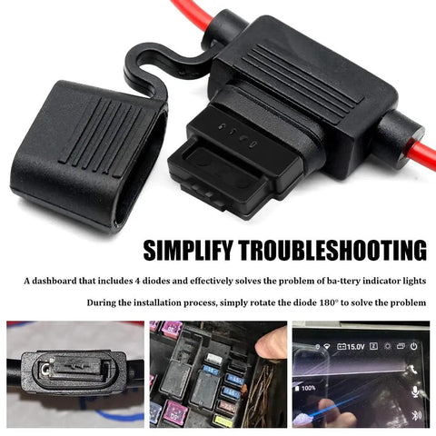 4Pcs Multi Function Diode Kit For Automotive Alternator Diodes Replaces 12135037 12182137 shown with fuse box compatibility.