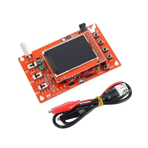 Handheld DIY Oscilloscope Kit With 1 MSPS Real Time Sampling, 2.4 Inch Color TFT Display, ARM Cortex M3 Microcontroller board and cables