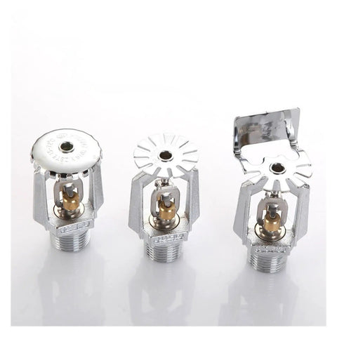 Hella Durable 5 Piece DN15 72C Fire Sprinkler Heads With Fusible Alloy Quick Response Trigger for outdoor use.