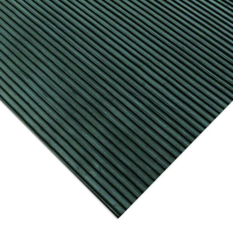 Close-up of Non Slip Outdoor Rubber Ramp Cleat Floor Mat For Inclined Walkways One Eighth Inch Thick 3 Ft By 4 Ft Durable Yet Lightweight