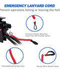 Close-up of emergency lanyard cord attachment on Right Hand Marine Throttle Remote Control Box Gen I Model 881170A15.