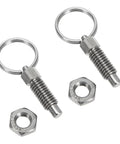 Heavy Duty Stainless Steel Indexing Plungers For Machine Tools Rock Solid Spring Loaded Mounting Bolts with wave springs
