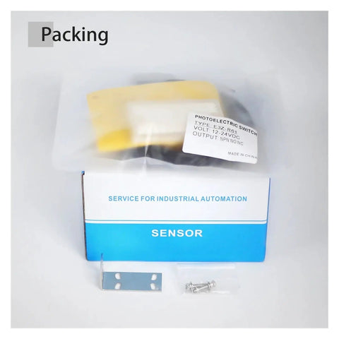 Through-Beam Photoelectric Proximity Sensor Switch With Diffuse Reflection Detection E3Z D82 PNP Economical Dope Value Budget-Friendly Range Options 10cm 80cm 2m 5m For Industrial Automation And Quick Reliable Sensing, boxed kit