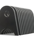 High Quality Premium Beefy Weld On Shock Mount Chassis Tabs Fits 1.5 Inch Round Tubes stacked view in low carbon steel, 12 pack.