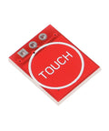 100 Pack TTP223 Capacitive Touch Switch Modules For Arduino And Raspberry Pi DIY Projects Self Lock Button Sensor 2.5V To 5.5V High Low Level Output Dope Build Ready, showing red module