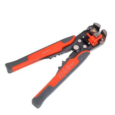 Pro Grade Self Adjusting Wire Stripper And Crimping Tool With Cutting Chrome Alloy Steel Construction Handles 0.2 To 6.0mm Wires Ergonomic Grip