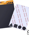 No Slip Furniture Pads 4x6 Inch Black Rubber Pads 2 Pack Self Adhesive Anti Skid Stick On Cushions with silicone backing
