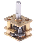 All Metal N20 Gearbox Reduction Kit 210 To 1 DIY Speed Box Reducer Gearhead N20 Reduction Gearbox 5 Pack Low Noise High Efficiency High Precision 9.3mm D Shaft close-up