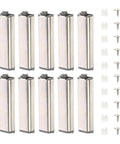 10 Pack Stainless Steel Door Latch Magnetic Cabinet Catches for Wardrobe Anti Corrosion ABS Wear Resistant Easy Quick Install Strong Suction Hold