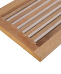 8x16 Inch Red Oak Hardwood Register Cold Air Return Wall Vent Unfinished Solid Wood HVAC Duct Grille corner view