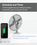 Smart Plug Mini 4 Pack For HomeKit And Voice Control, set schedule for fan and charger, ultra compact, 2.4G WiFi, Tapo P125