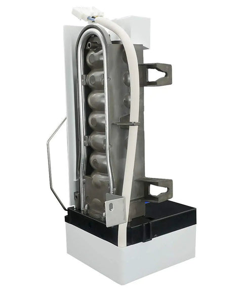 Ice Maker Assembly Replacement For Refrigerators 241798231 Easy Install Replaces 5303320545 AP6332951 in profile view