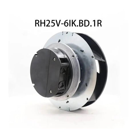 Top Shelf Badass Heavy Duty Kickin Spindle Motor Fan, 200 To 277 Volt Ac Cooling Blower, Rh25v-6Ik, axial exhaust fan close-up.