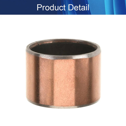 Heavy Duty Rock Solid Sleeve Bearing 12mm Bore 14mm OD 10mm Length Precision Oilless Bushing built tough from carbon steel copper.