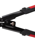 Spearfishing Crimping Tool Kit With Three Multifilament Lines In 1.6mm, 1.8mm And 2mm showing crimp tool with red grip handles