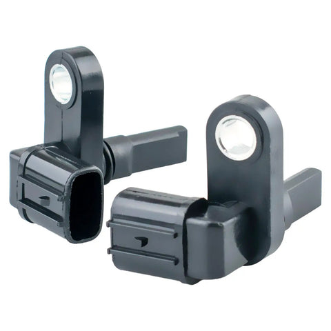 Heavy Duty ABS Wheel Speed Sensor Pair For Toyota Tacoma 4Runner Land Cruiser FJ Cruiser And Lexus GX460 LX570 2005 Through 2022, black plastic construction.